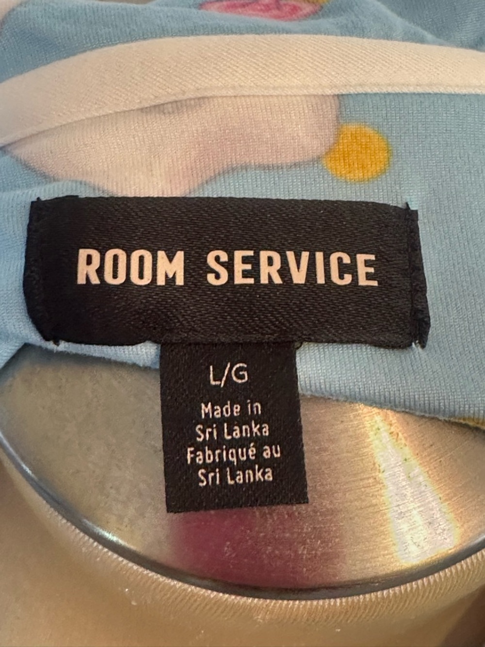 Room Service Pajama Short Set NWT SIZE LARGE - Picture 5 of 6